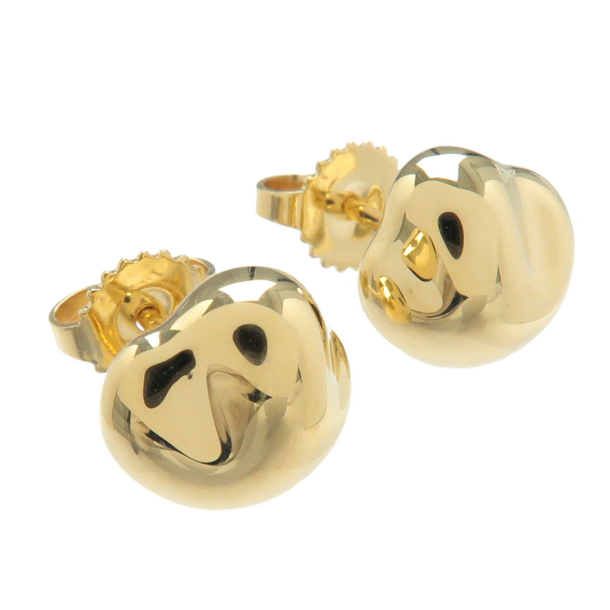 Tiffany&Co. Tiffany Nugget Earrings K18YG 750YG Yellow Gold