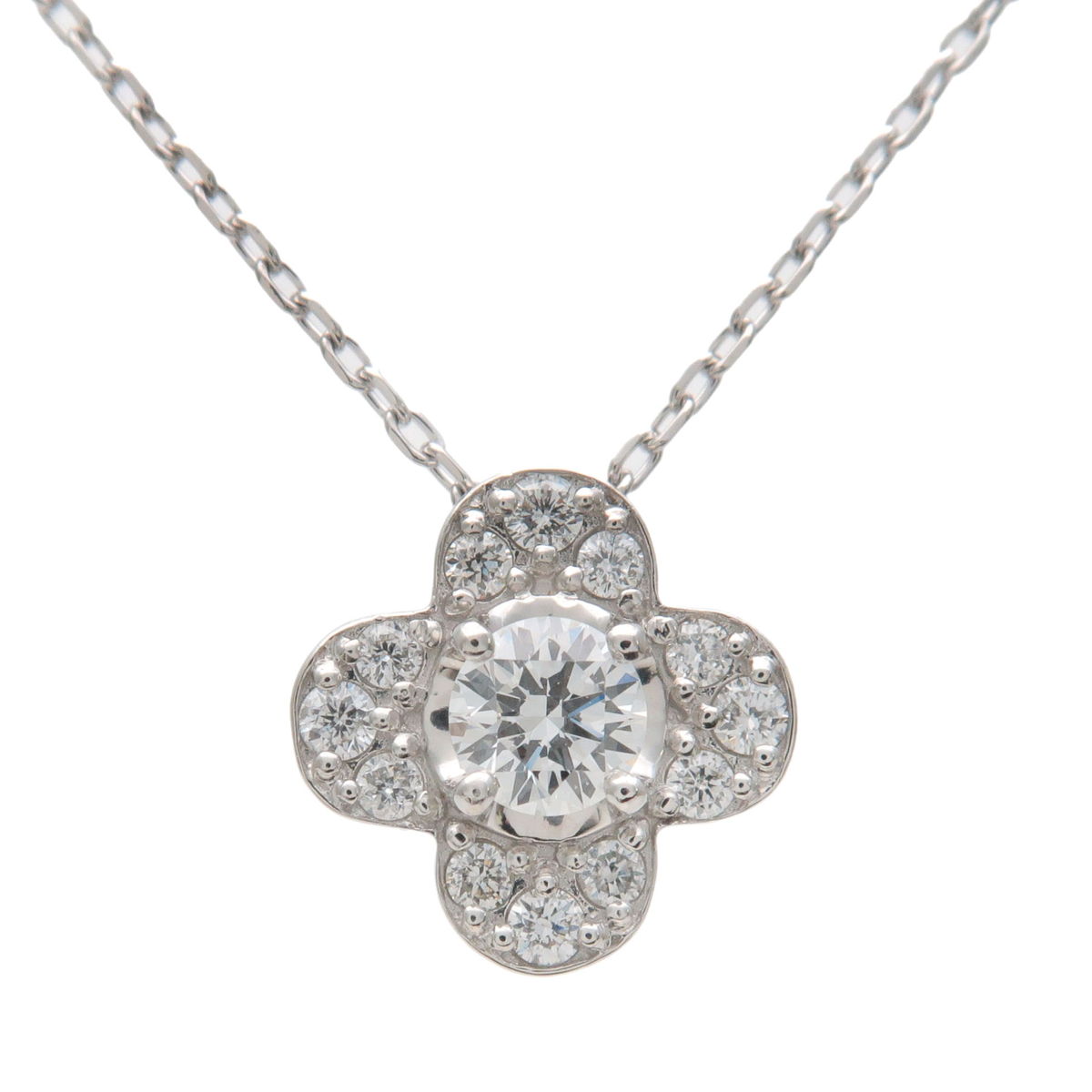 VENDOME-AOYAMA-Diamond-Necklace-0.14ct-0.09t-PT950-PT850-Platinum