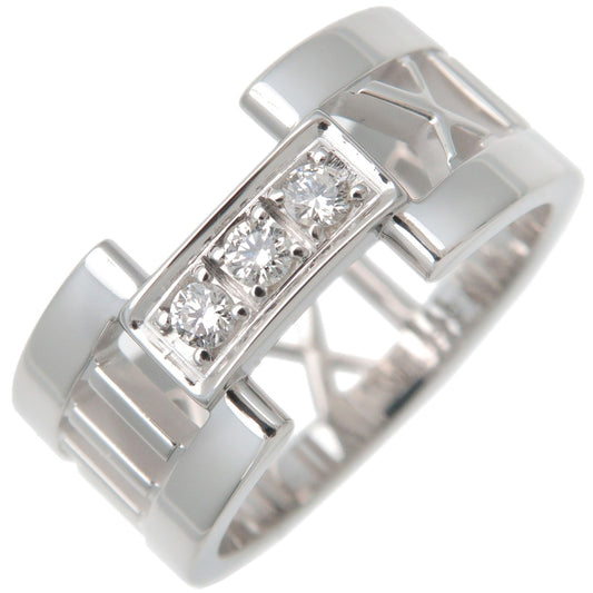 Tiffany&Co.-Atlas-Open-Ring-3P-Diamond-K18-White-Gold-US5-5.5-EU50
