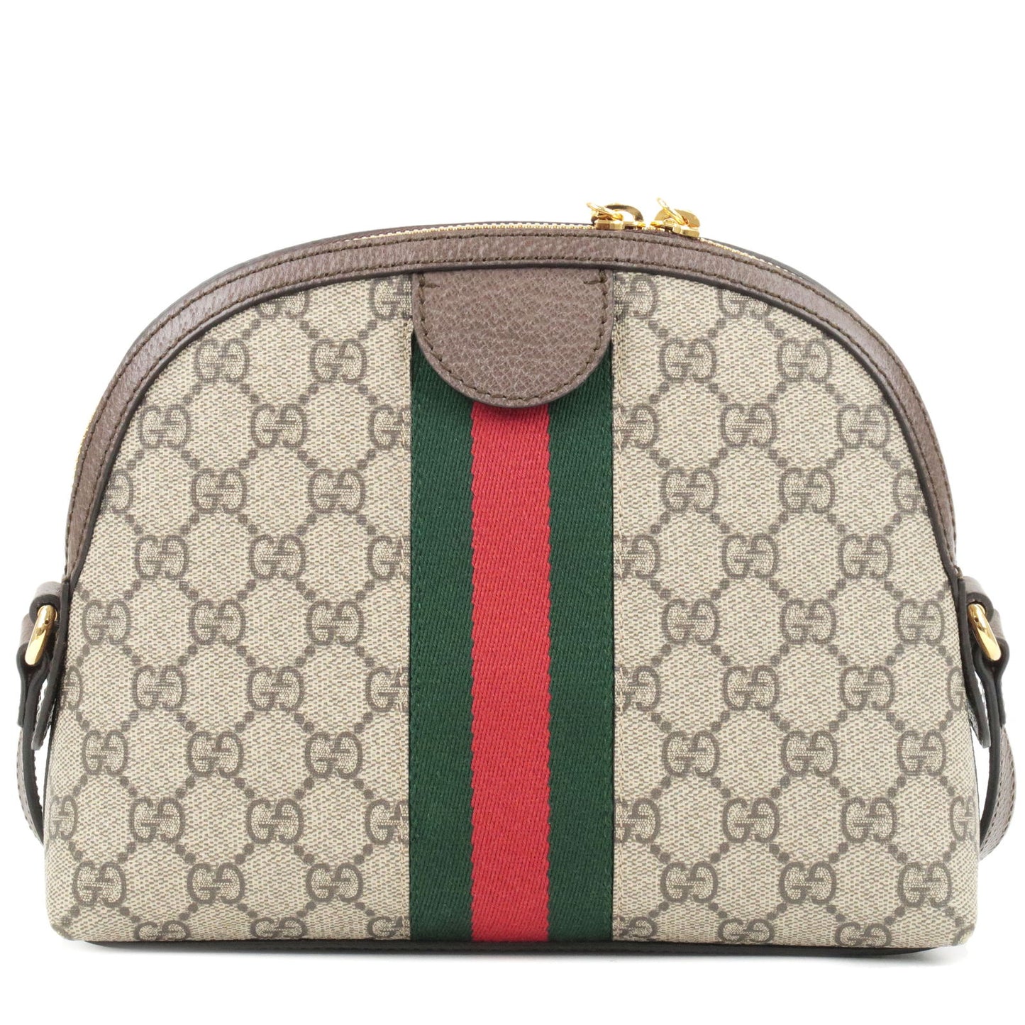 GUCCI Ophidia Sherry GG Supreme Leather Shoulder Bag 499621