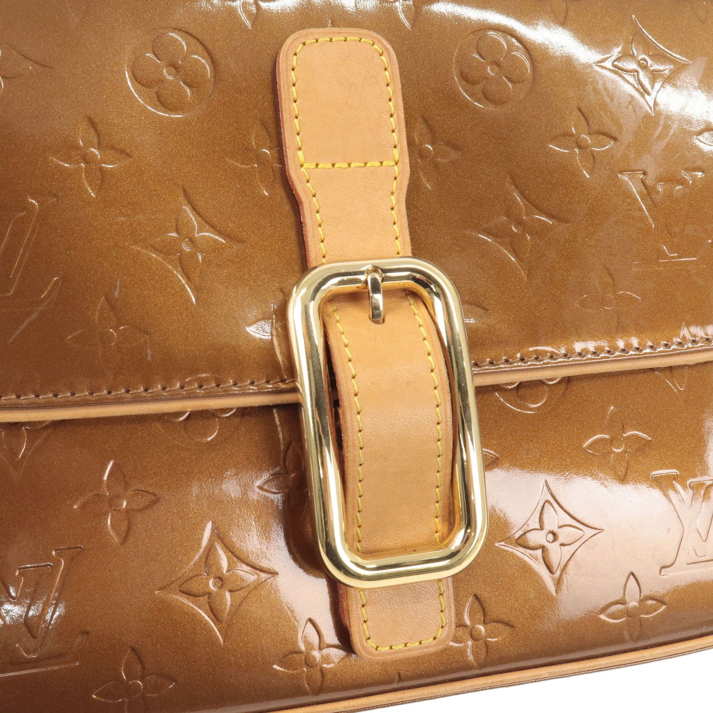 Louis Vuitton Monogram Vernis Christy GM Shoulder Bag M91107