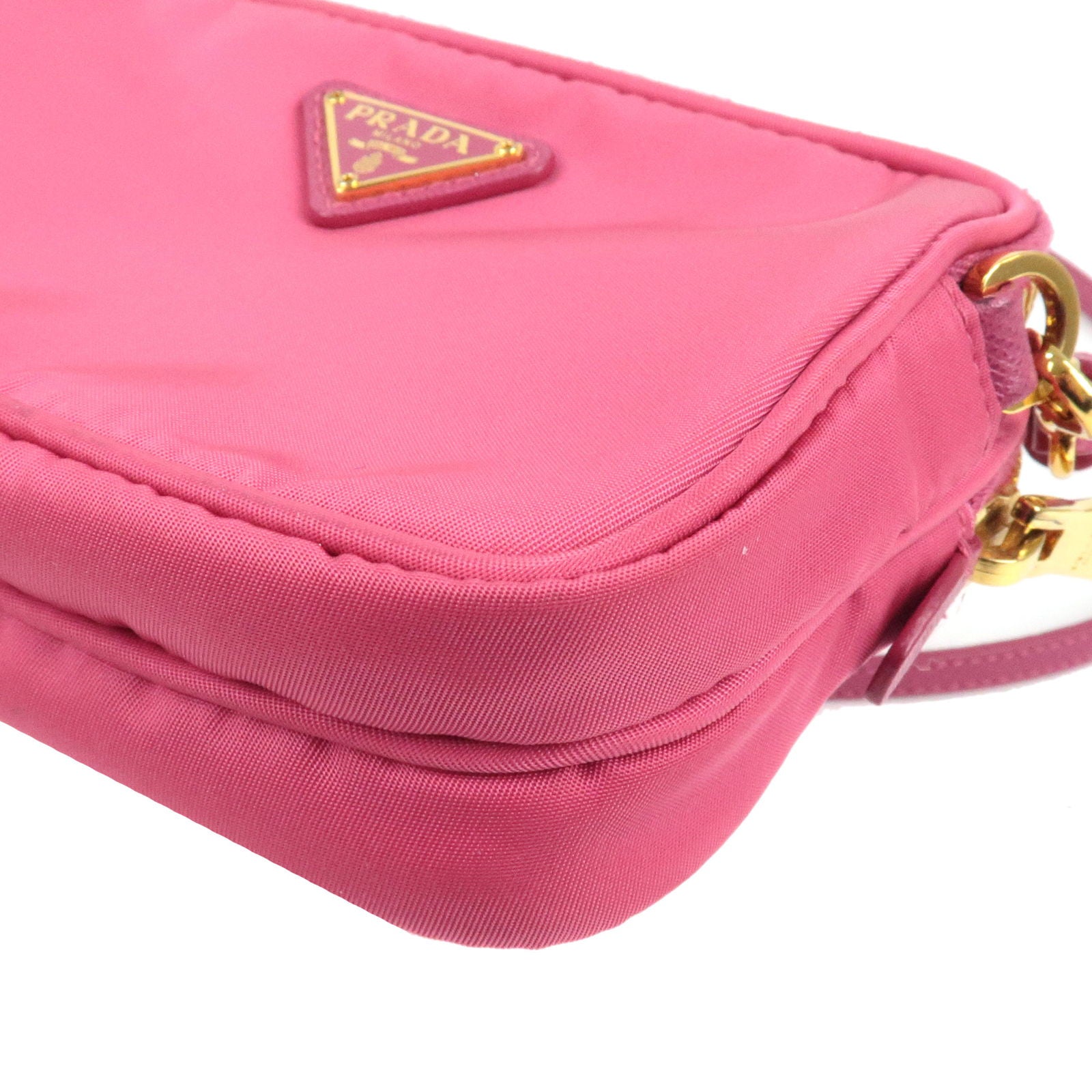 Prada pink Mini Leather Cross-Body Bag