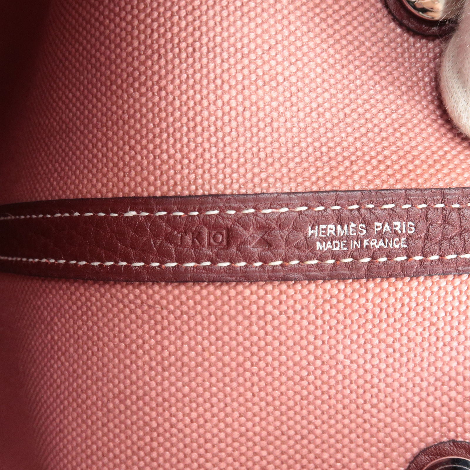 O - HERMES - Leather - MM - Bag - Red - Precio de los bolsos Hermes Twilly  de segunda mano - Canvas - F/S – Hermes spring 2017 - Garden - Party - Tote  - Engraved