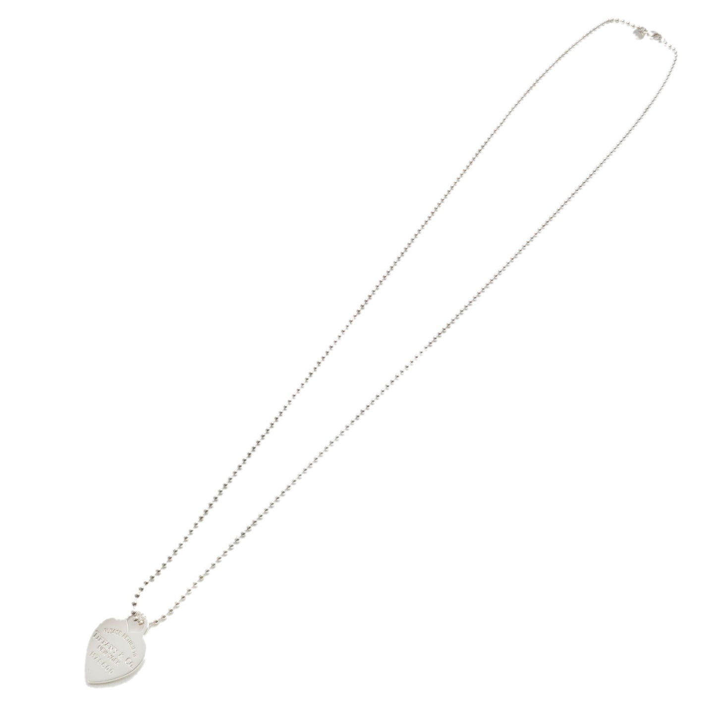 Tiffany&Co. Return to Tiffany Heart Tag Necklace Silver 925