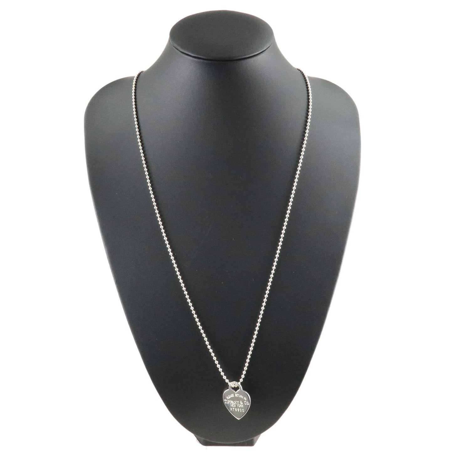 Tiffany&Co. Return to Tiffany Heart Tag Necklace Silver 925