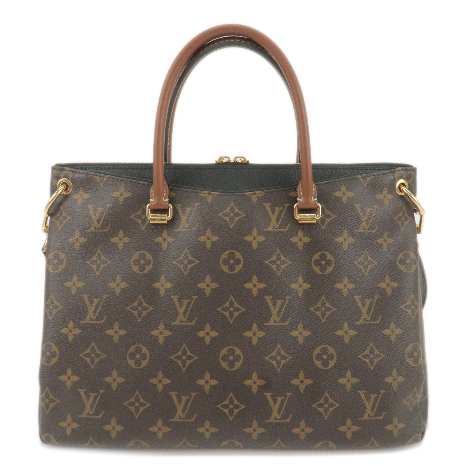 Authentic Louis Vuitton Pallas Monogram Beige Handbag Purse For