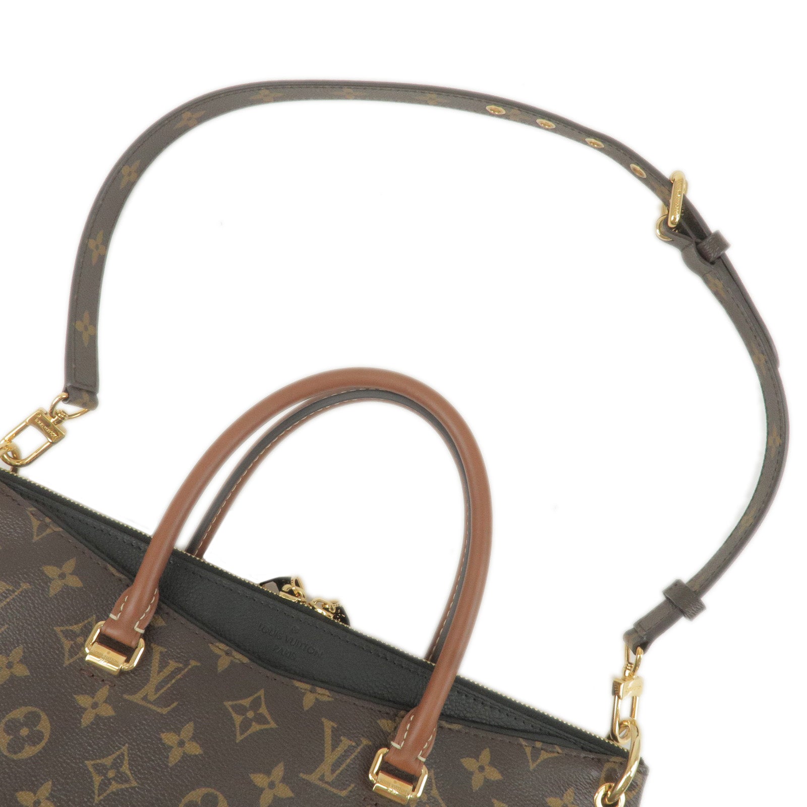 2Way - Louis - Noir - Black - Pallas - Vuitton - M41064 – dct - Monogram -  bolso louis vuitton - Bag - Hand - ep_vintage luxury Store