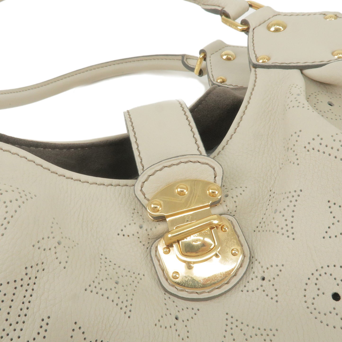 Louis Vuitton Monogram Mahina Neo L Shoulder Bag Sables M93979