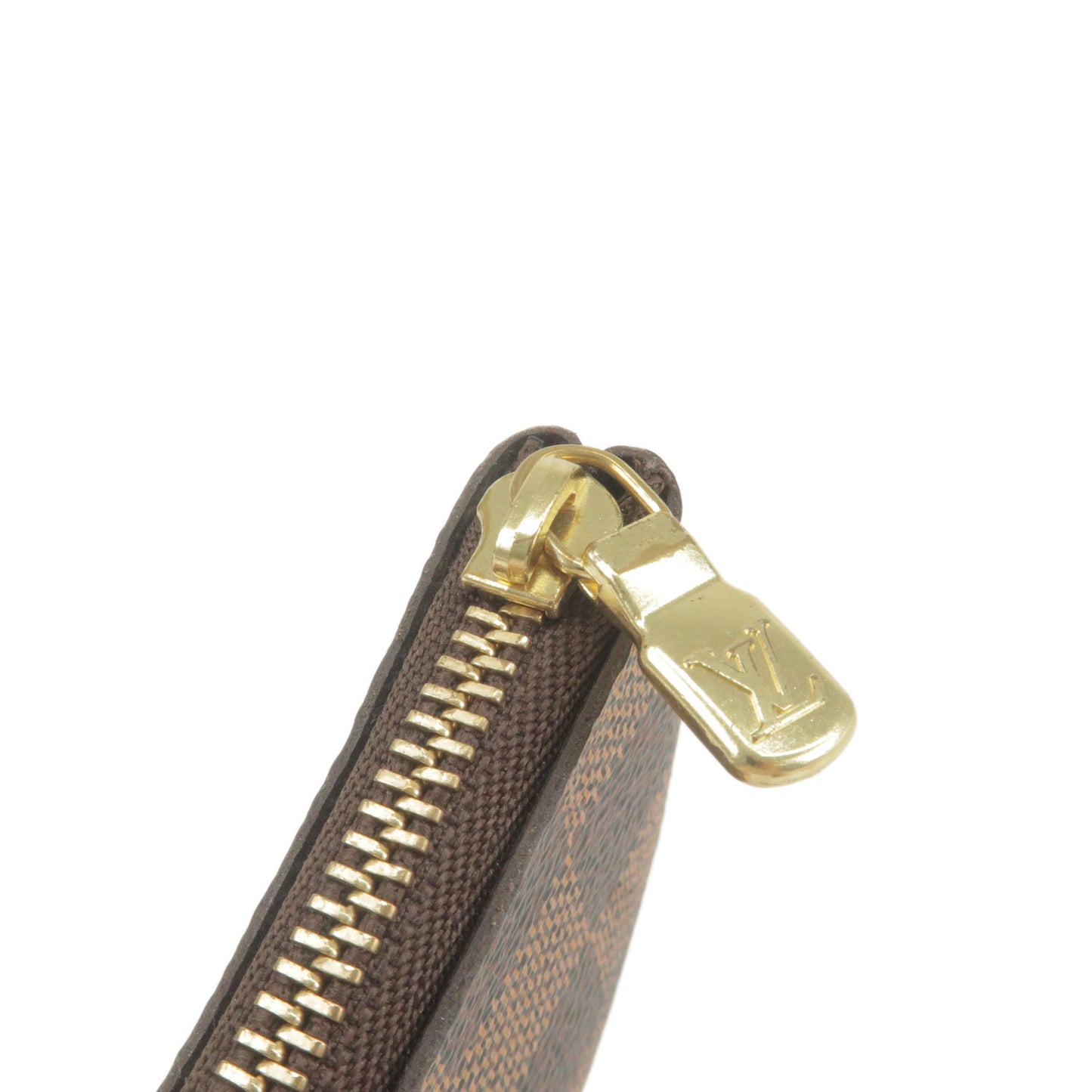 Louis Vuitton Damier Ebene Pochette Cles Coin Key Case N62658