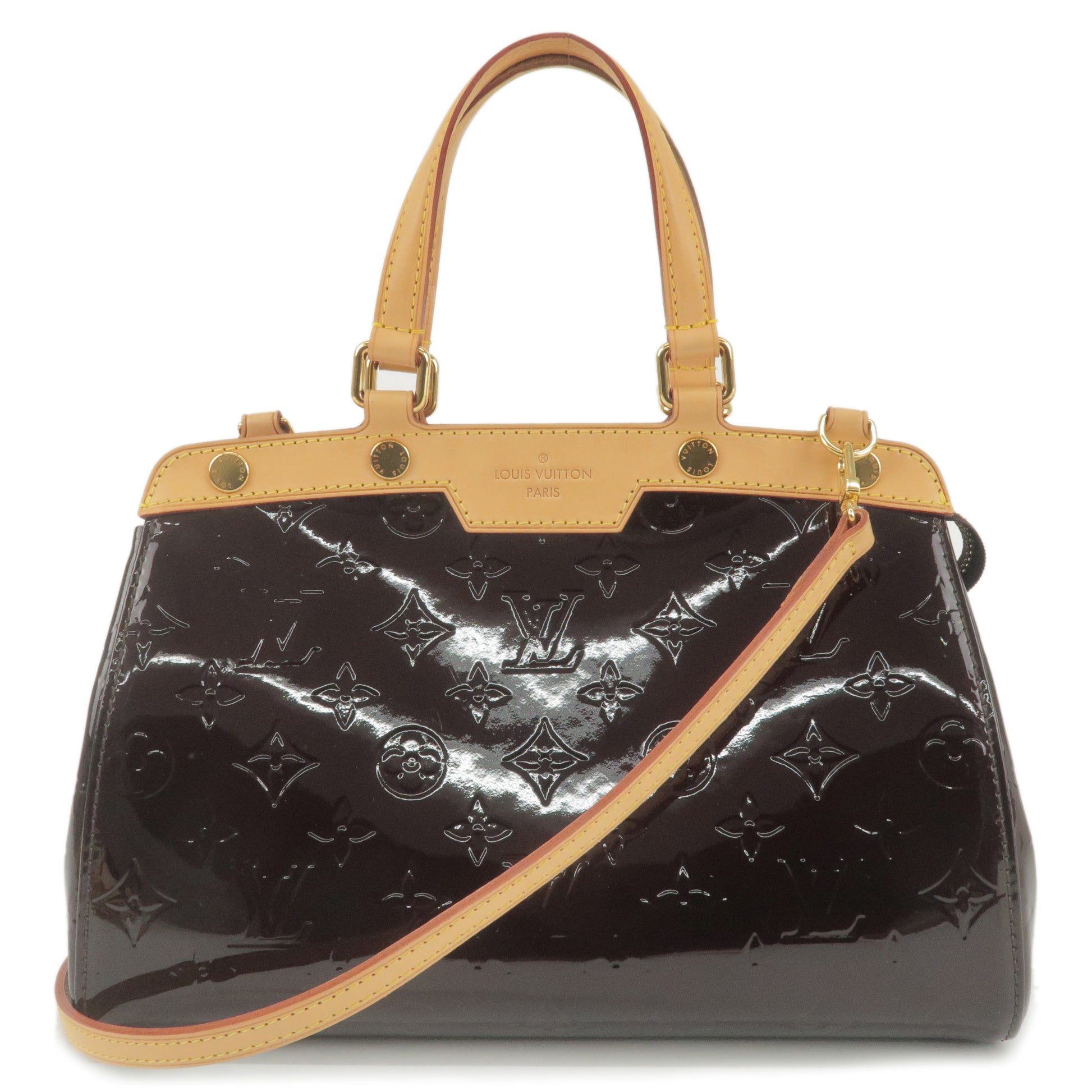 Louis-Vuitton-Monogram-Vernis-Brea-PM-2Way-Bag-Amarante-M91622 –  dct-ep_vintage luxury Store