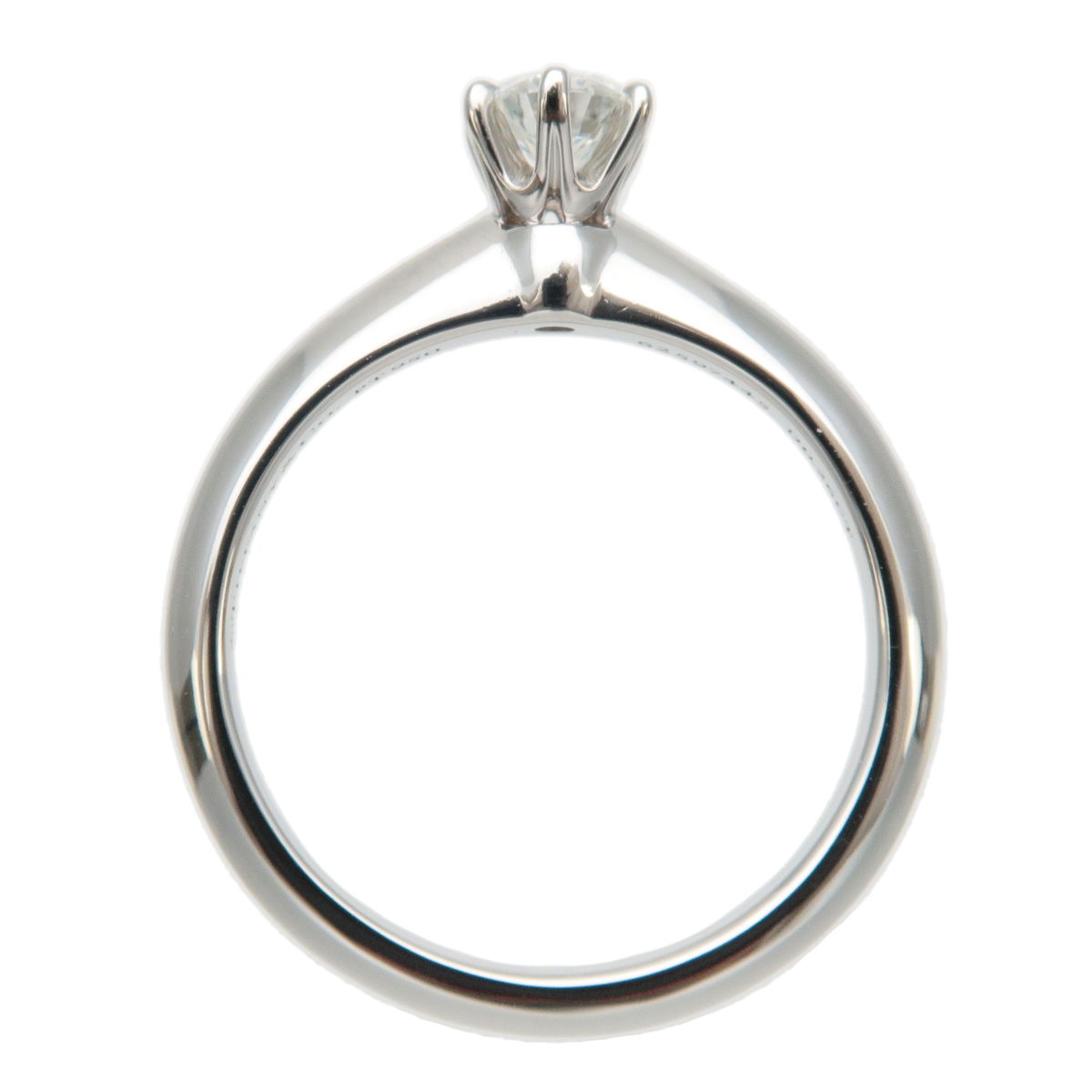 Tiffany&Co. Solitaire Diamond Ring 0.26ct Platinum 950 US4.5 EU48