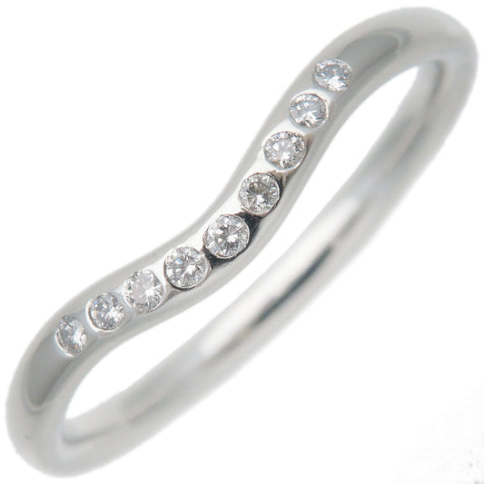 Tiffany&Co.-Curved-Band-Ring-9P-Diamond-Platinum-US6-6.5-EU52.5