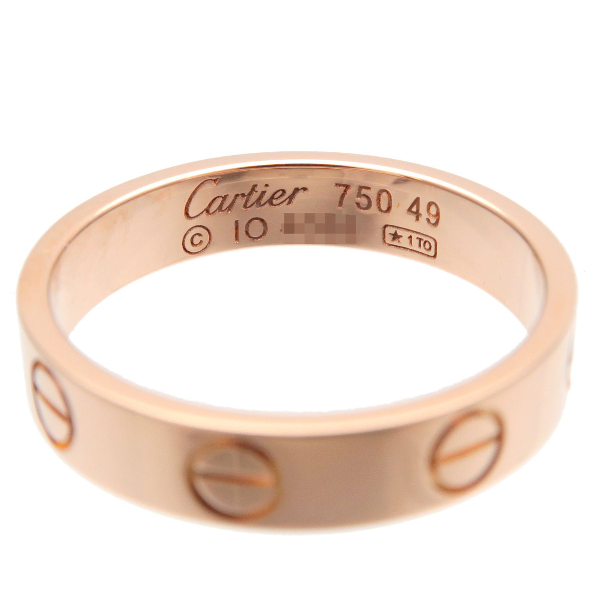 Cartier-Mini-Love-Ring-K18PG-750-Rose-Gold-#49-US5-EU49-HK10.5