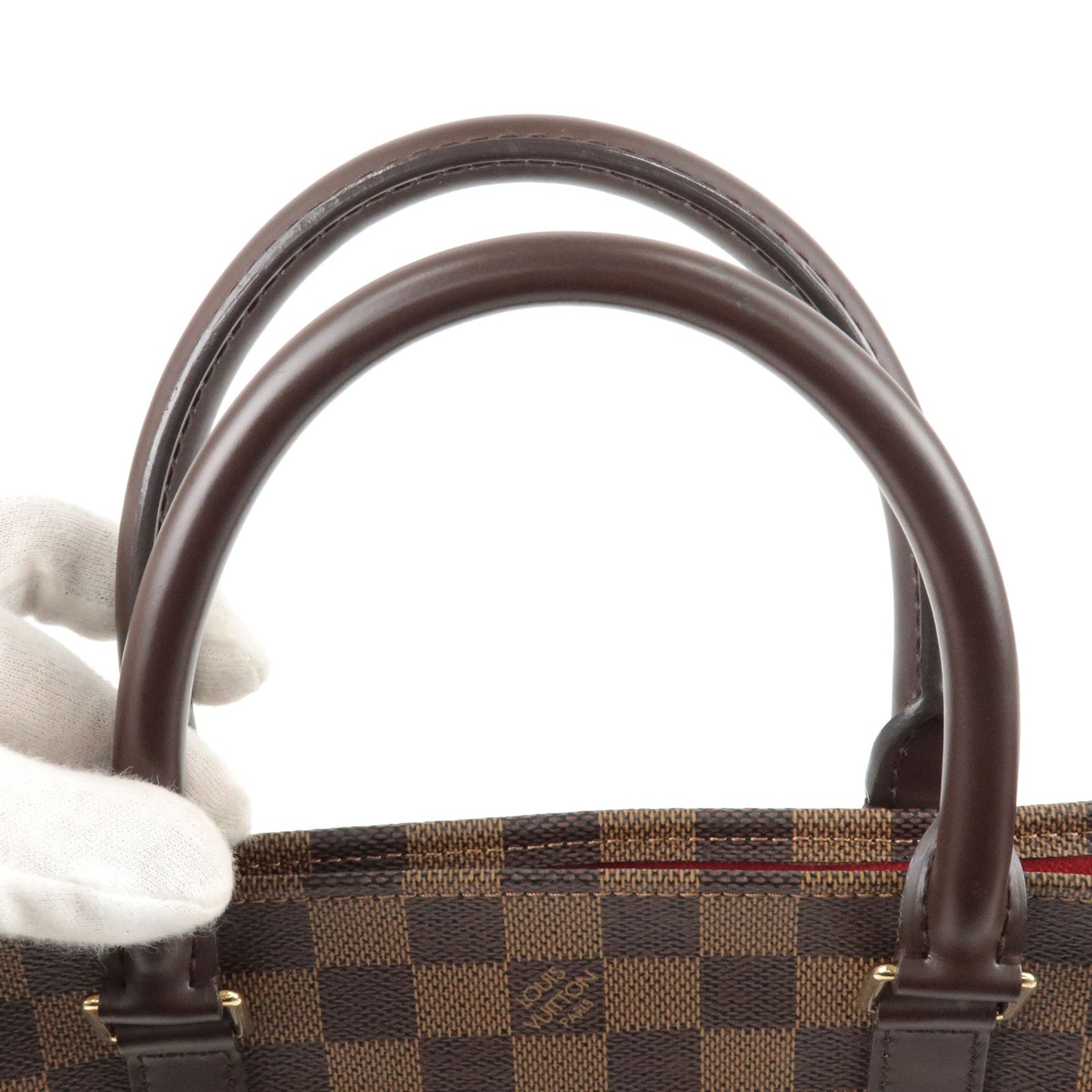 Louis Vuitton Damier Ebene Sac Pla Tote Bag Hand Bag N51140