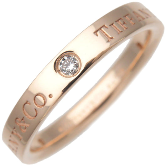 Tiffany&Co.-Flat-Band-3P-Diamond-Ring-Rose-Gold-K18PG-US6.5-EU53