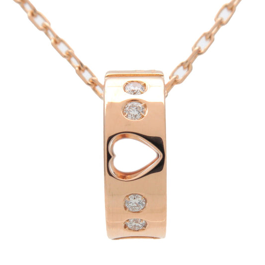 GUCCI-ICON-Amor-Necklace-8P-Diamond-K18PG-750PG-Rose-Gold