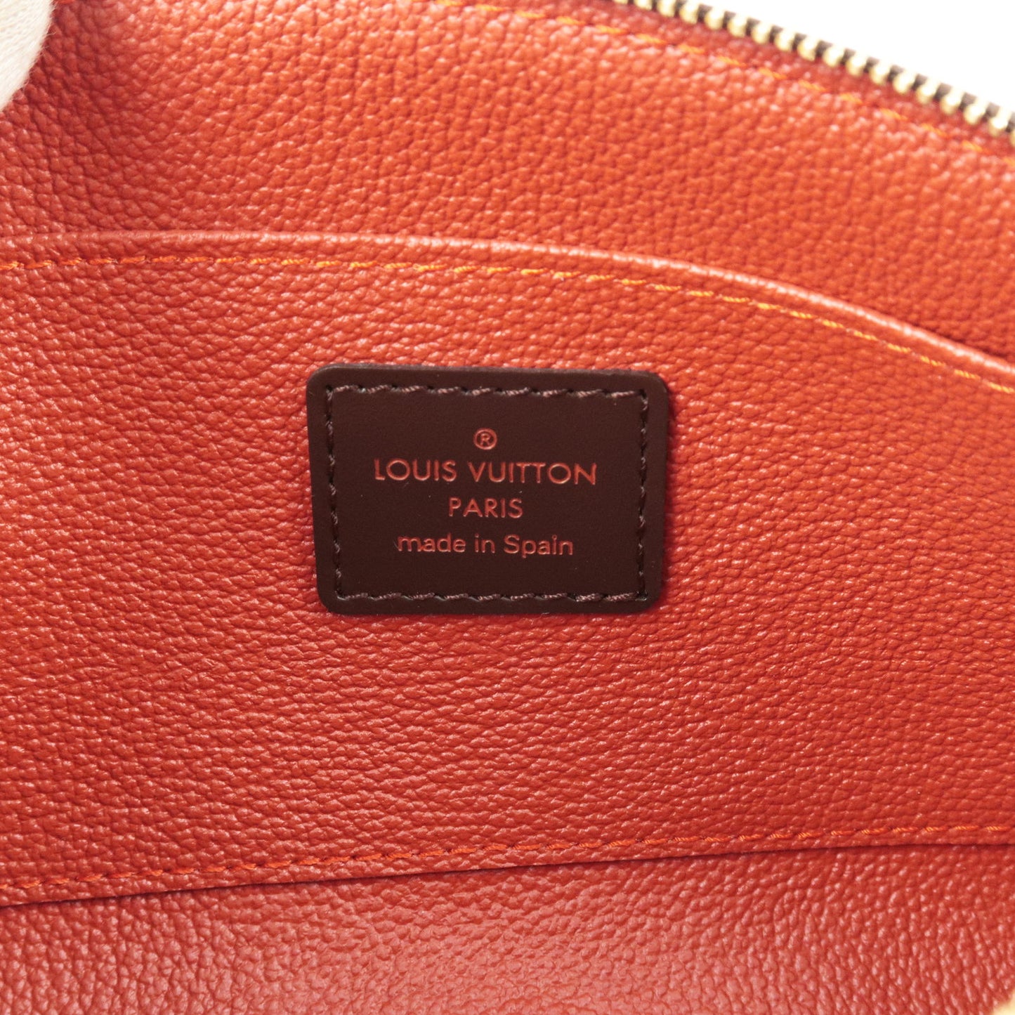 Louis Vuitton Damier Ebene Pochette Cosmetic Pouch N47516