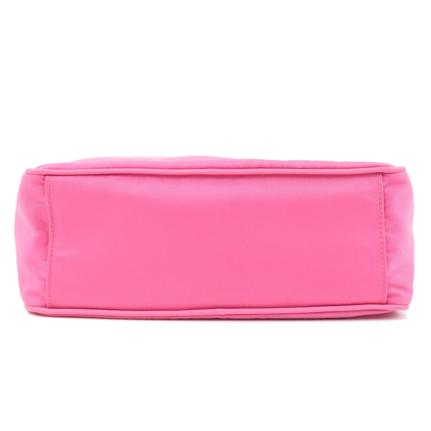 PRADA Logo Nylon Leather Shoulder Bag Mini Bag Gold Hardware Pink