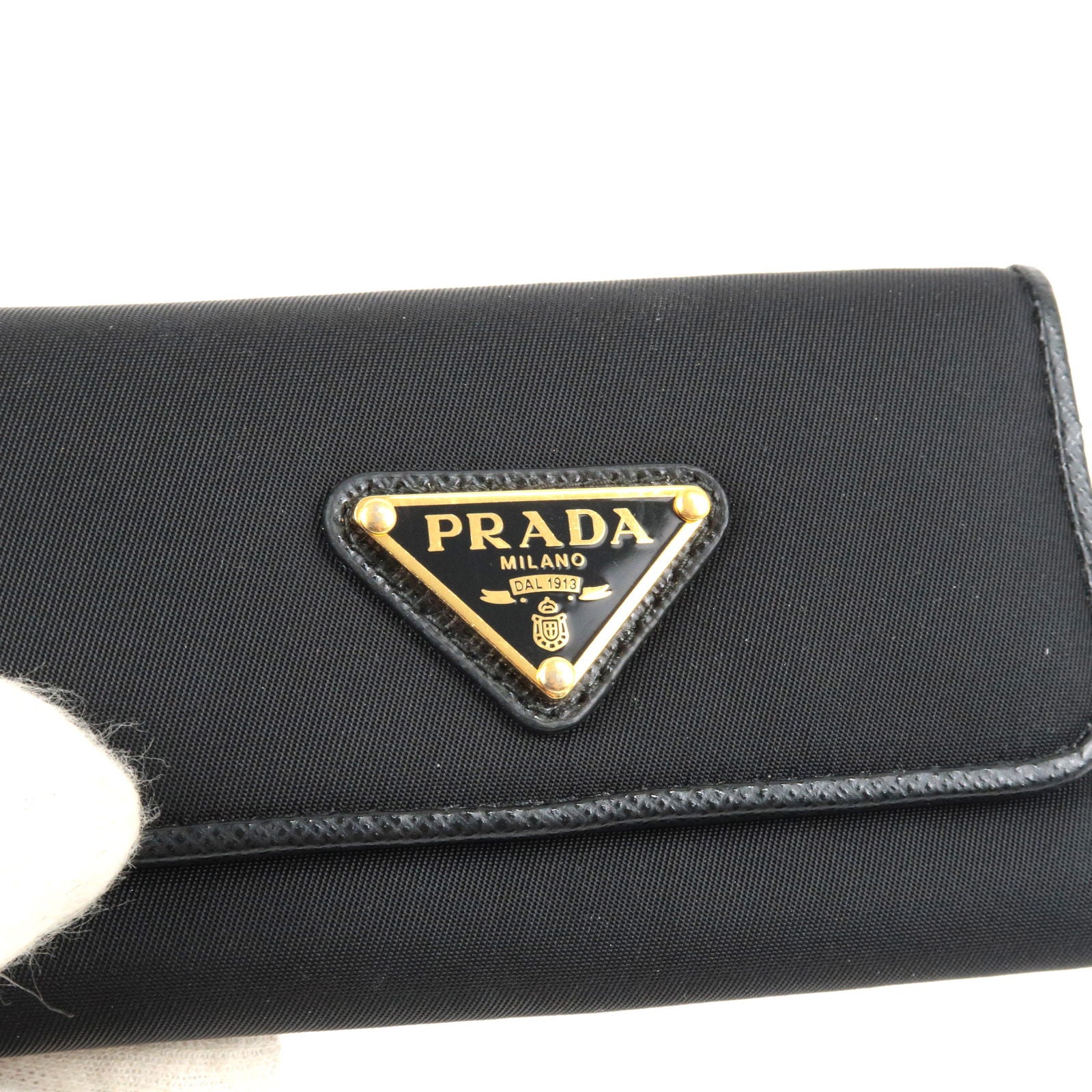 PRADA Nylon 6 Key Holder / Case w Logo – Collections Couture