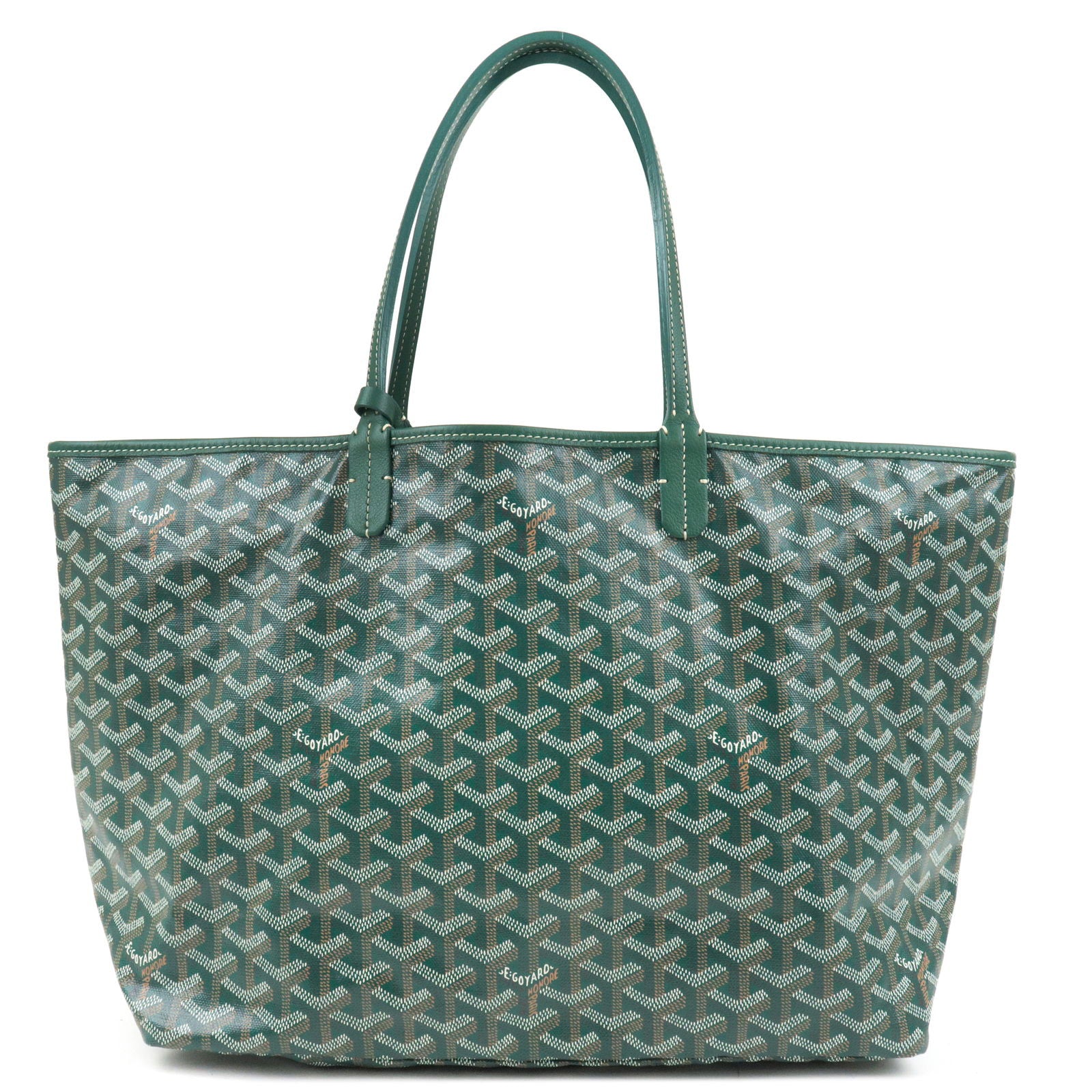 Bags, Goyard Print Tote Green
