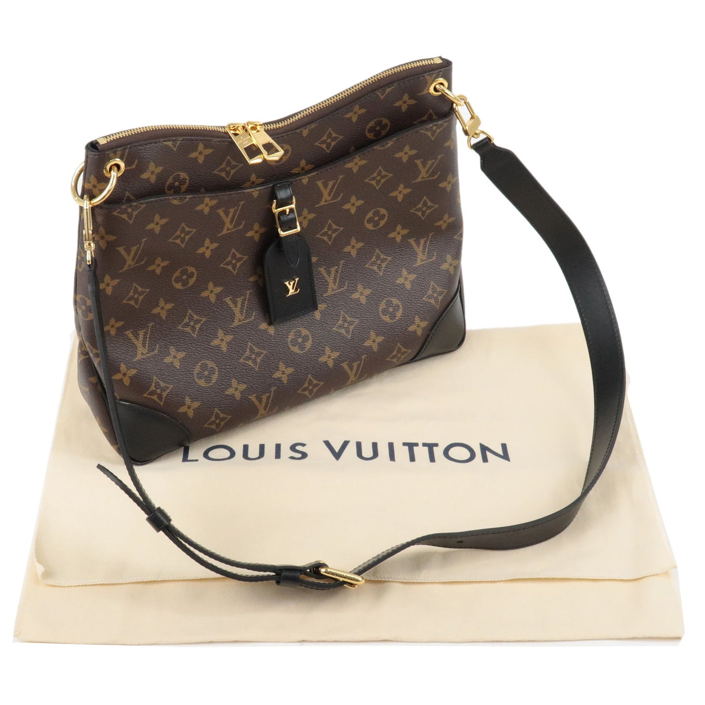 Shop Louis Vuitton MONOGRAM 2021-22FW Odéon MM (M45355, M45352) by