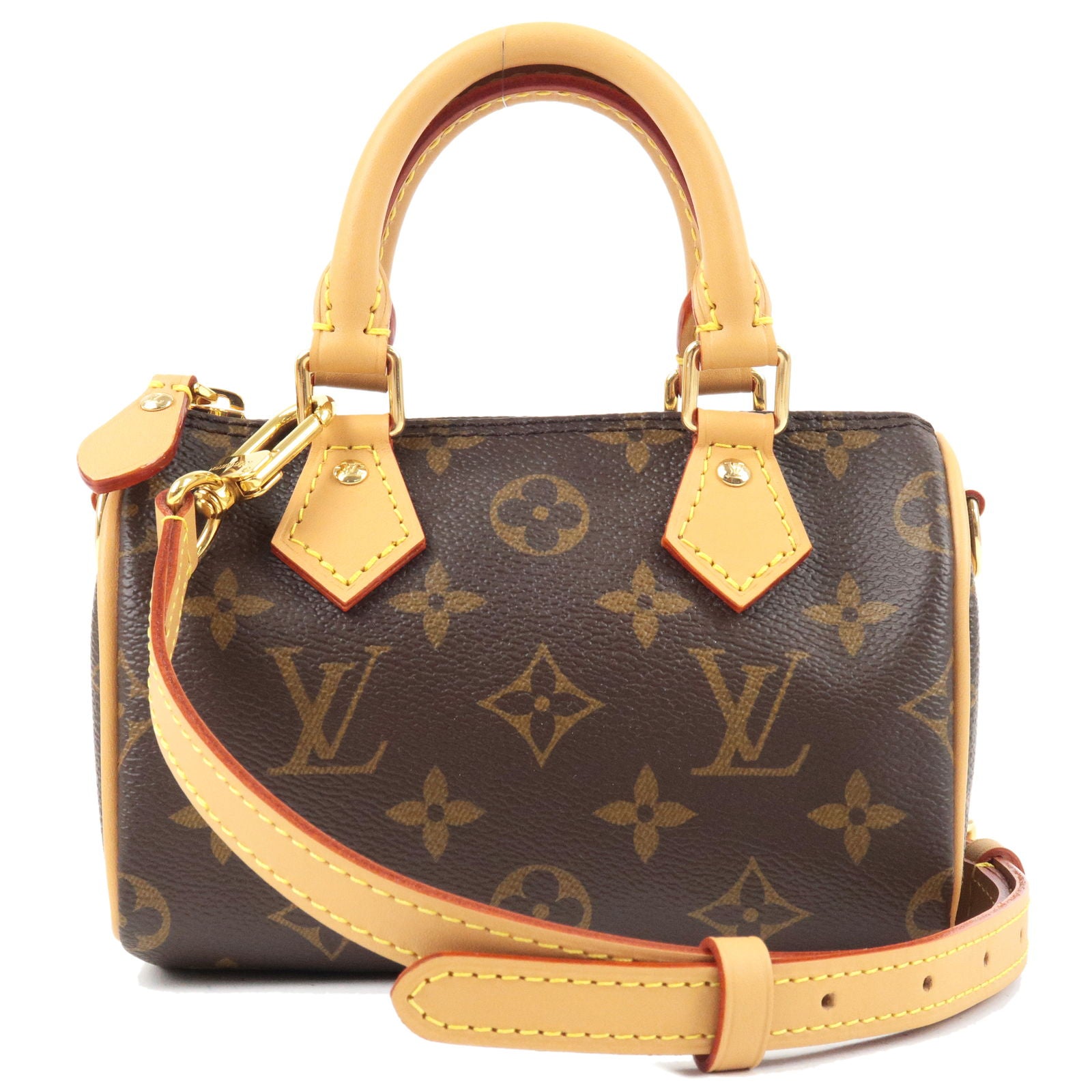 Louis Vuitton - Speedy Nano Leather Crossbody Bag