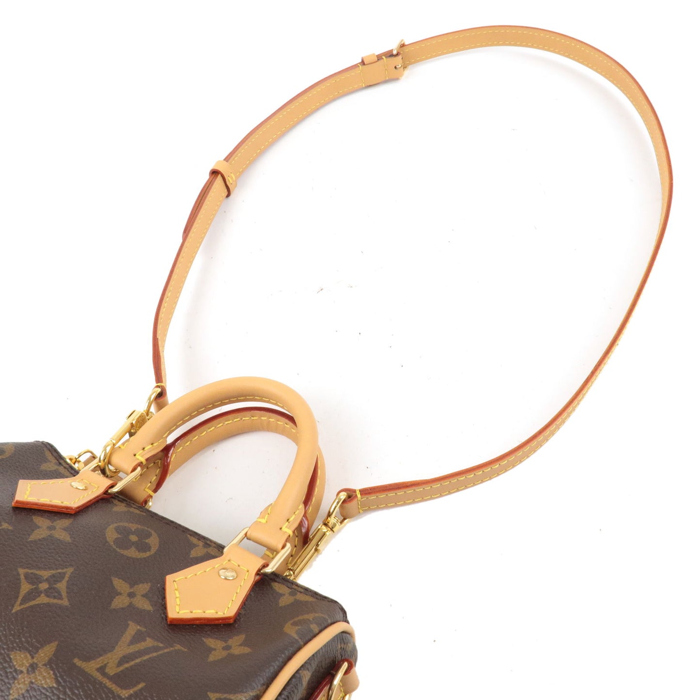 LOUIS VUITTON-LV Nano Speedy Monogram Handbag Shoulder Bag M81085