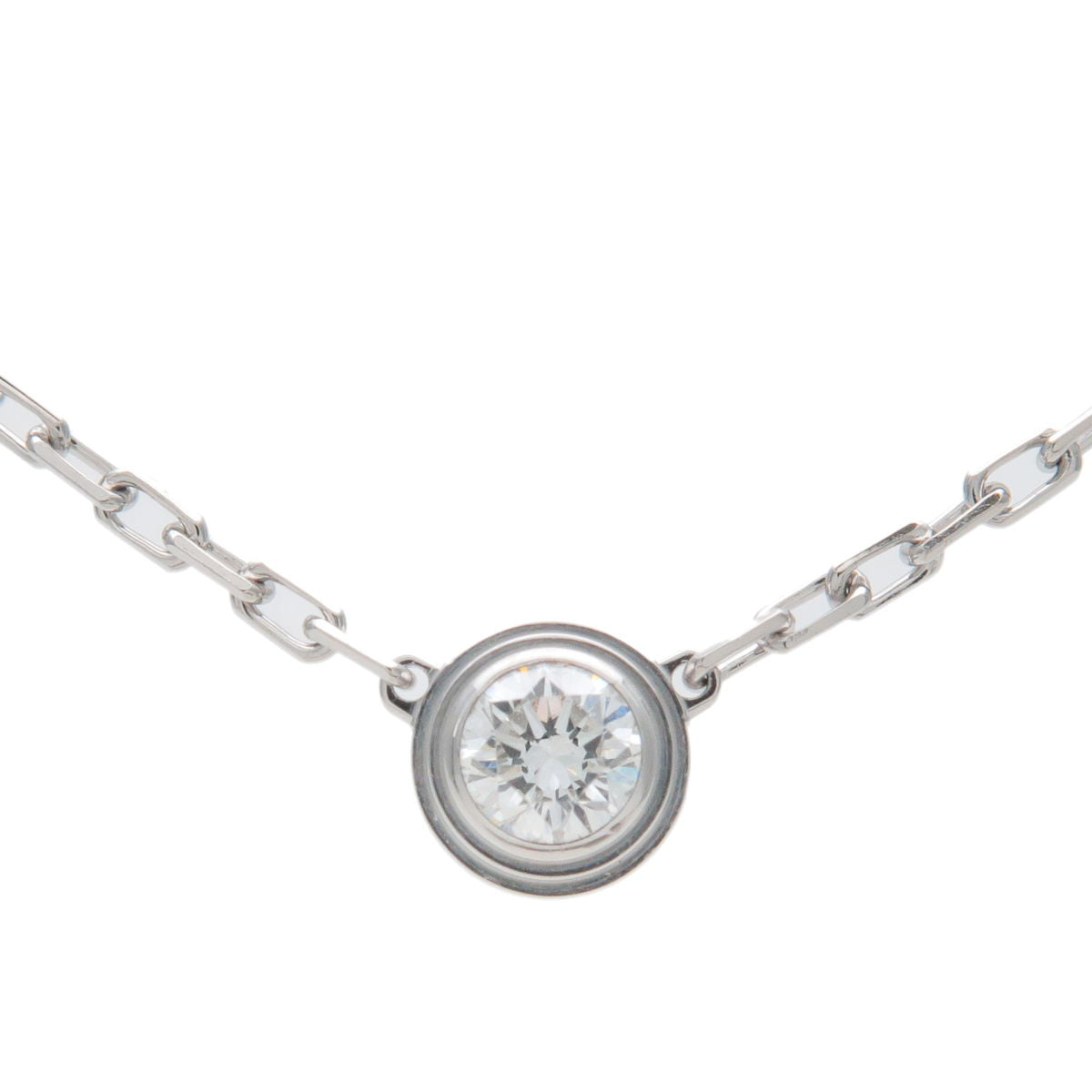Cartier-Diamants-Legers-Necklace-SM-1P-Diamond-0.09ct-K18-750WG