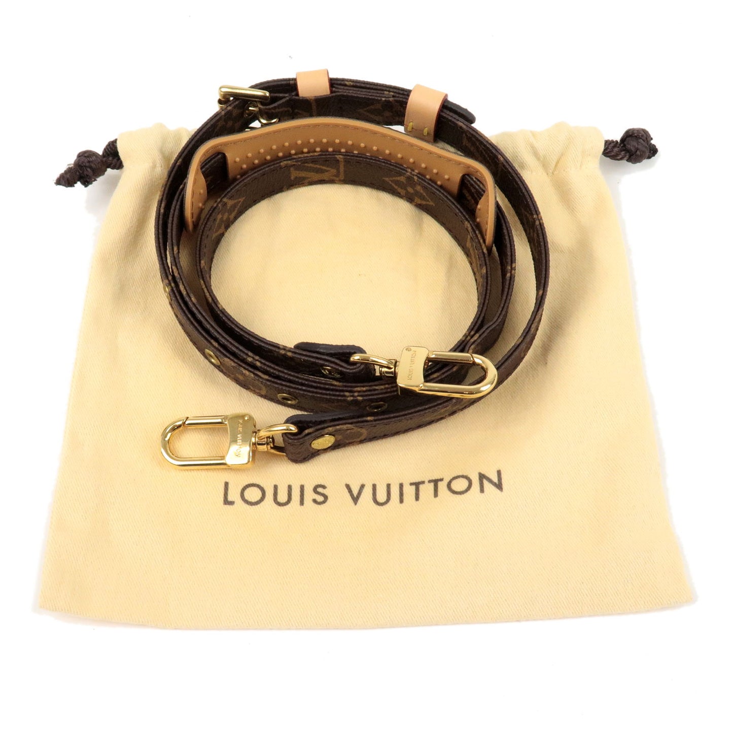 Louis Vuitton Monogram Canvas Shoulder Strap Adjustable J52315