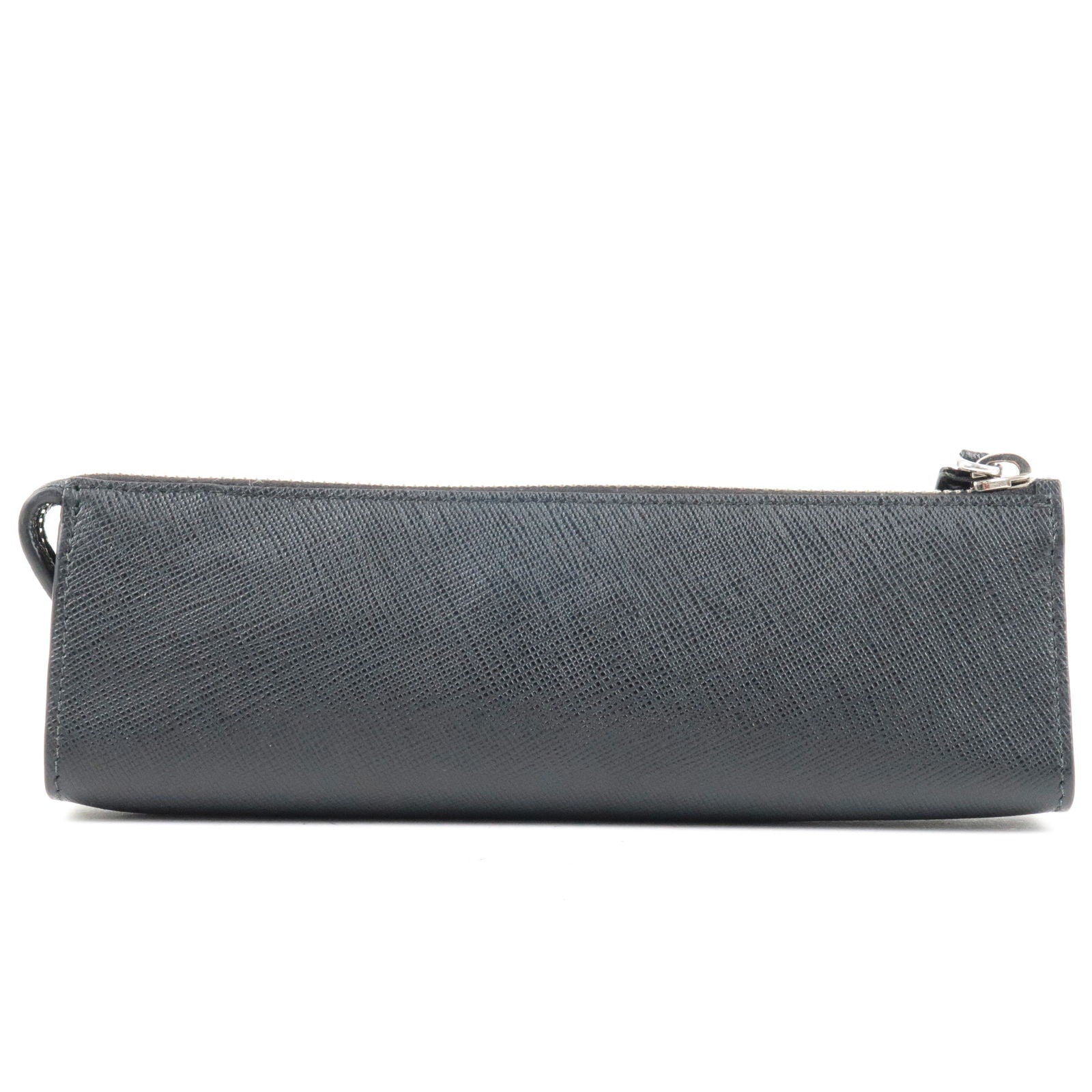 Colored pencil case in Monogram canvas and black leather…