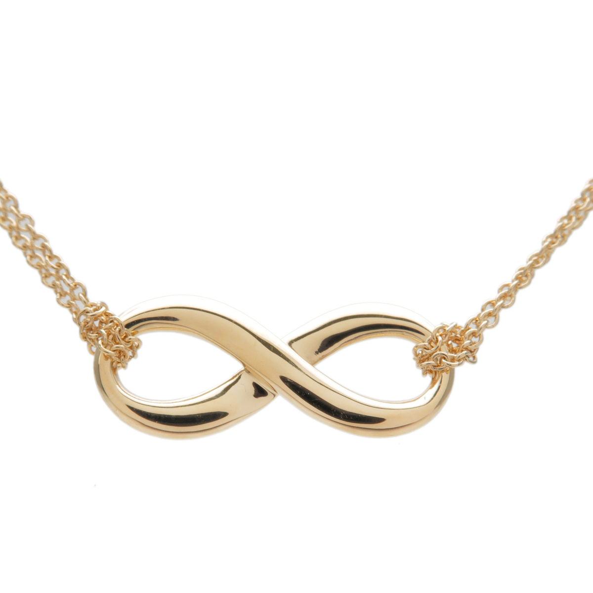 Tiffany&Co. Infinity Necklace K18YG 750YG Yellow Gold