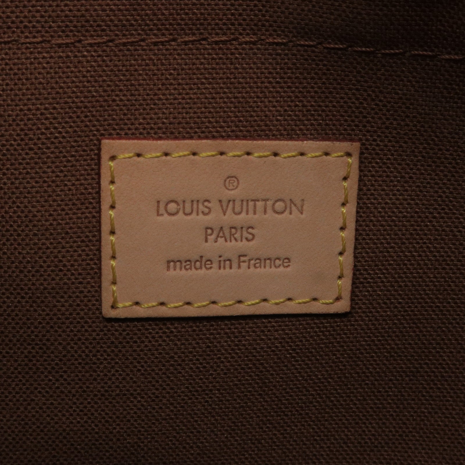 Louis Vuitton Double Flat Messenger Monogram Logo Story Brown