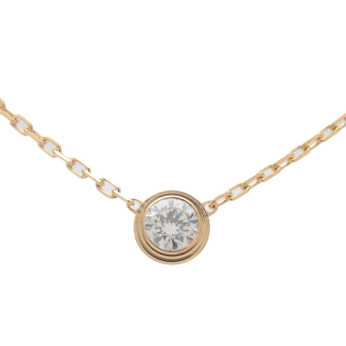 Cartier-Diamants-Legers-de-LM-1P-Diamond-Necklace-Damour-K18YG