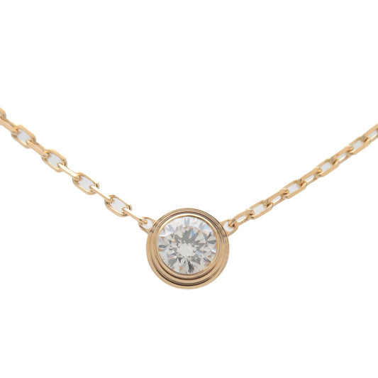 Cartier-Diamants-Legers-de-LM-1P-Diamond-Necklace-Damour-K18YG