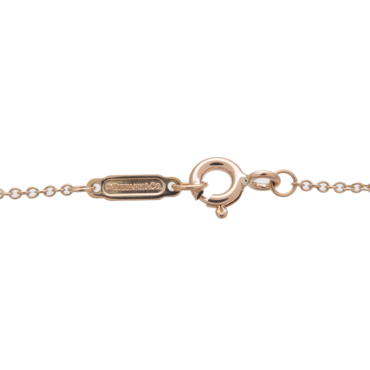 Tiffany&Co. Return to Tiffany Double Heart Tag Necklace K18 750PG