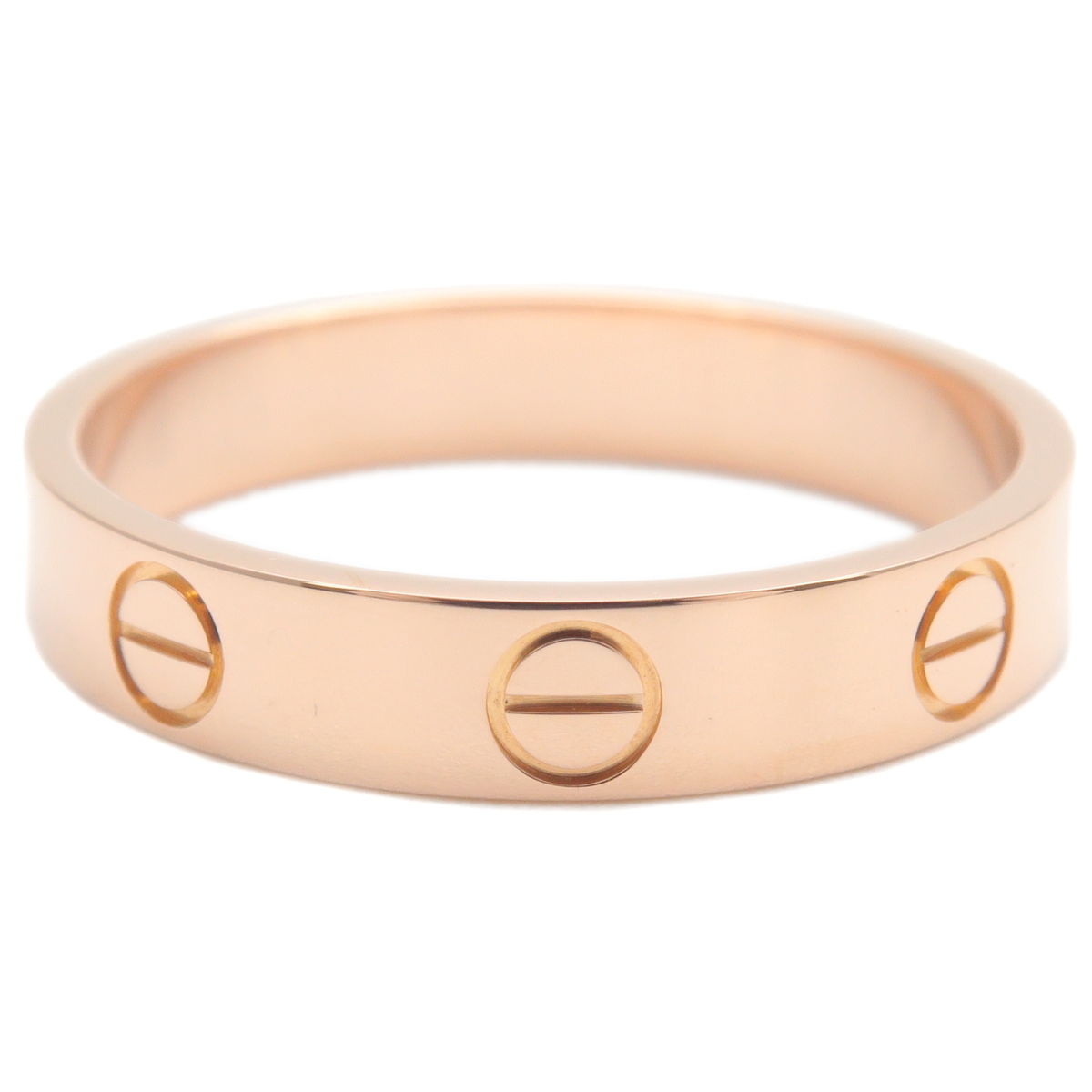 Cartier Mini Love Ring K18PG 750 Rose Gold 54 US7 HK15 EU54 Poligo luxury Store