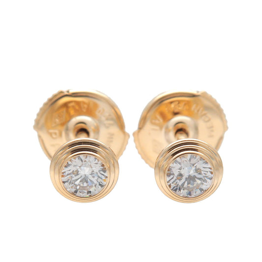 Cartier-Diamants-Legers-MM-Earrings-0.13ct-x2-K18-750-Yellow-Gold-