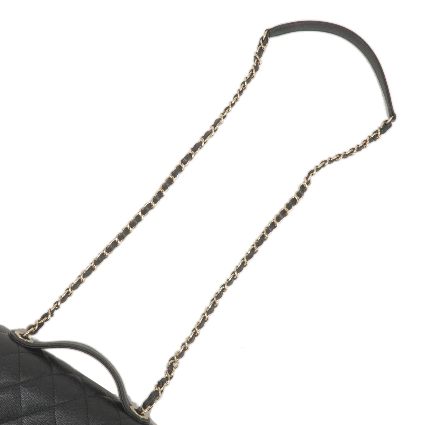 CHANEL Matelasse Caviar Skin Affinity S Chain Shoulder Bag A93749