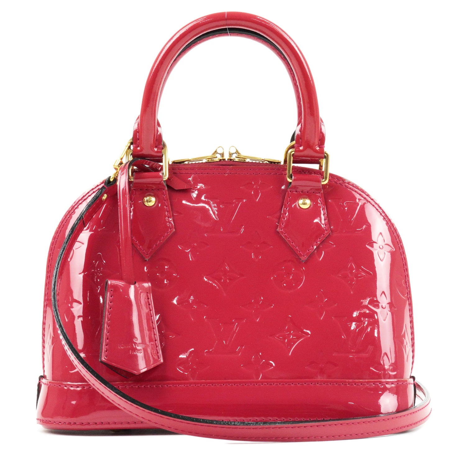 Louis Vuitton Alma BB Vernis Rose Indien Mini Bag
