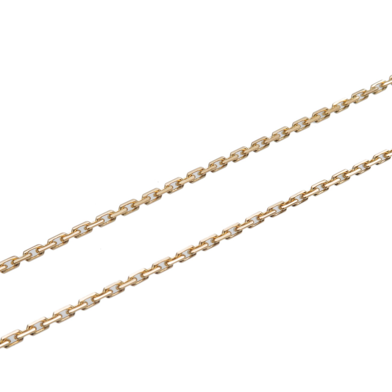 Cartier Link Slave Chain Necklace K18YG 750YG Yellow Gold