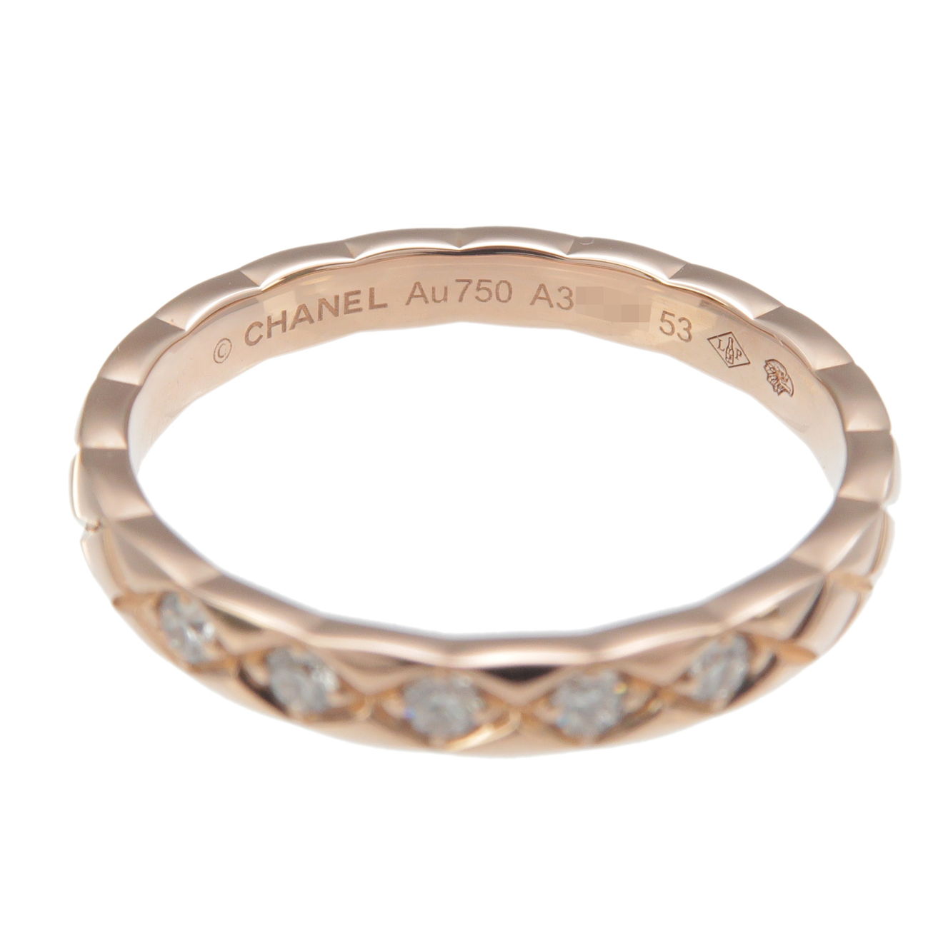 Chanel Coco Crush diamonds and gold ring