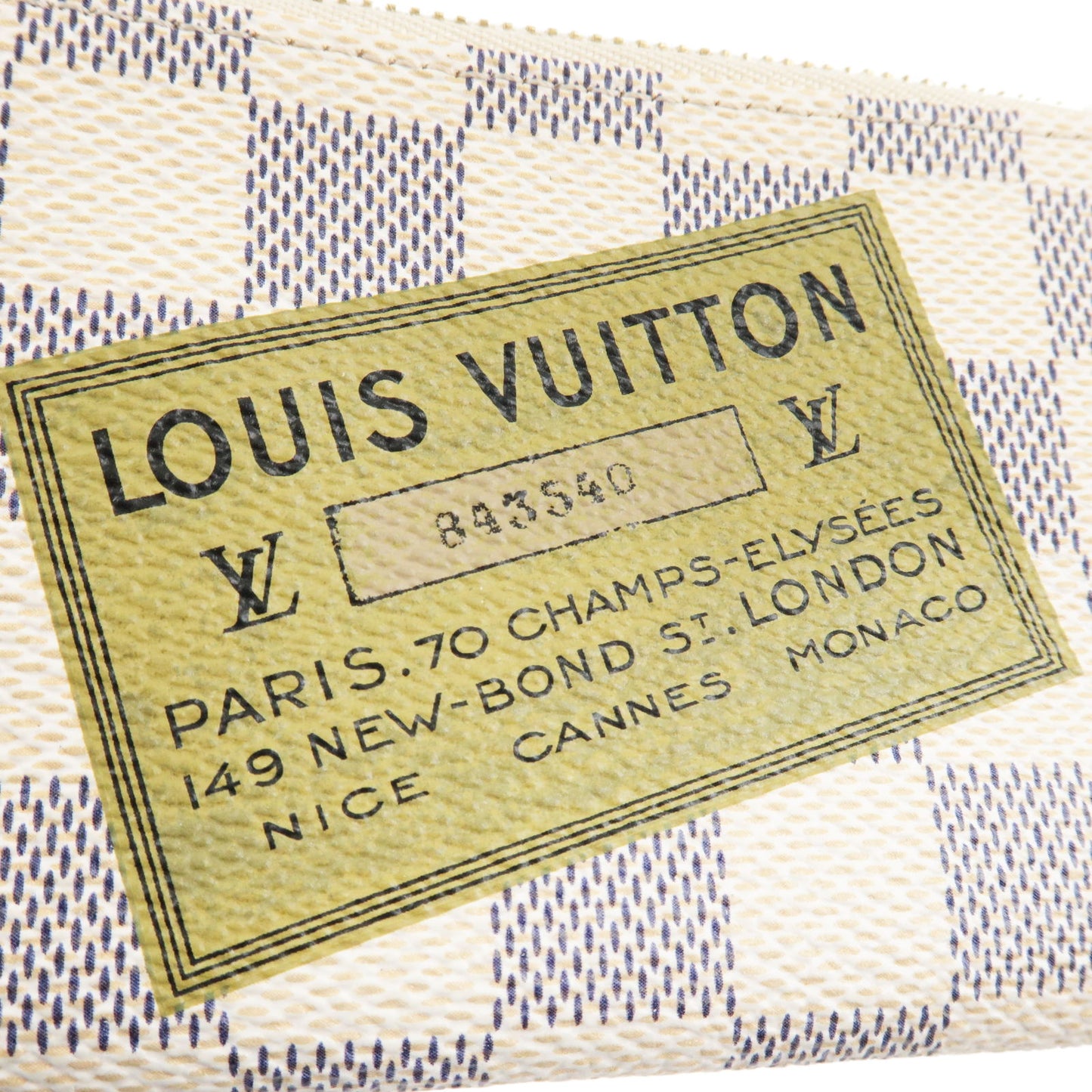 Louis Vuitton Damier Azur Pochette Cles Complice Coin Case N63085