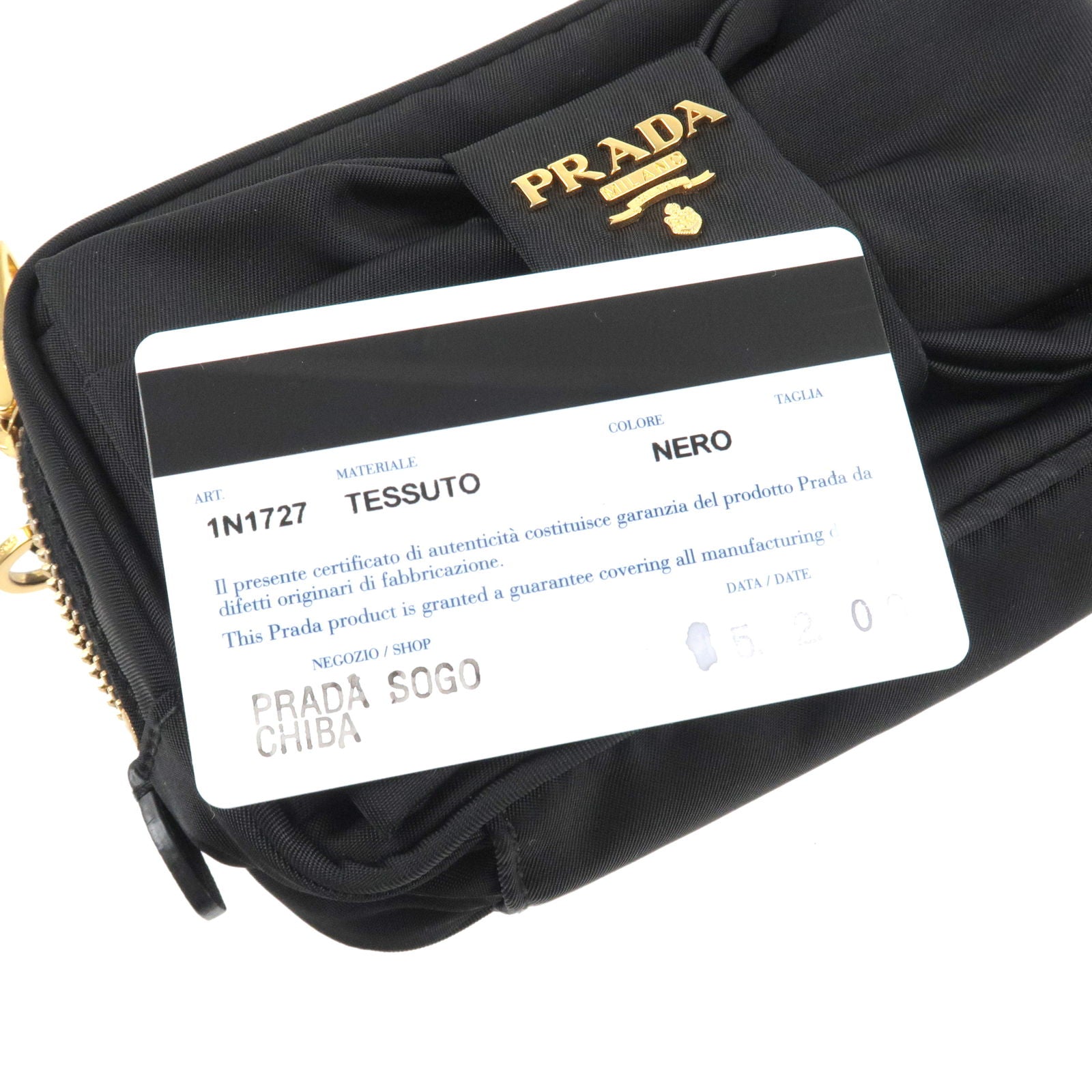 Prada+Tessuto+Nylon+Black+Camera+Bag+Cross+Body+1BH089 for sale online