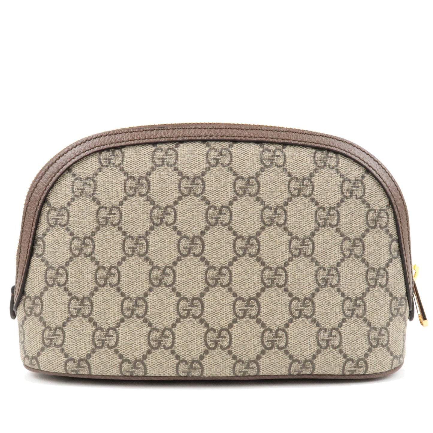 GUCCI Sherry Ophidia GG Supreme Leather Pouch Brown 625551