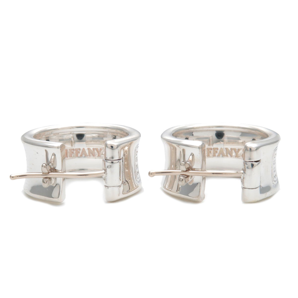 Tiffany&Co. Tiffany 1837 Hoop Earrings SV925 Silver
