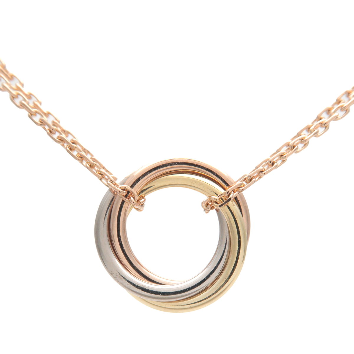 Cartier-Sweet-Trinity-Necklace-K18-750-Yellow/White/Rose-Gold