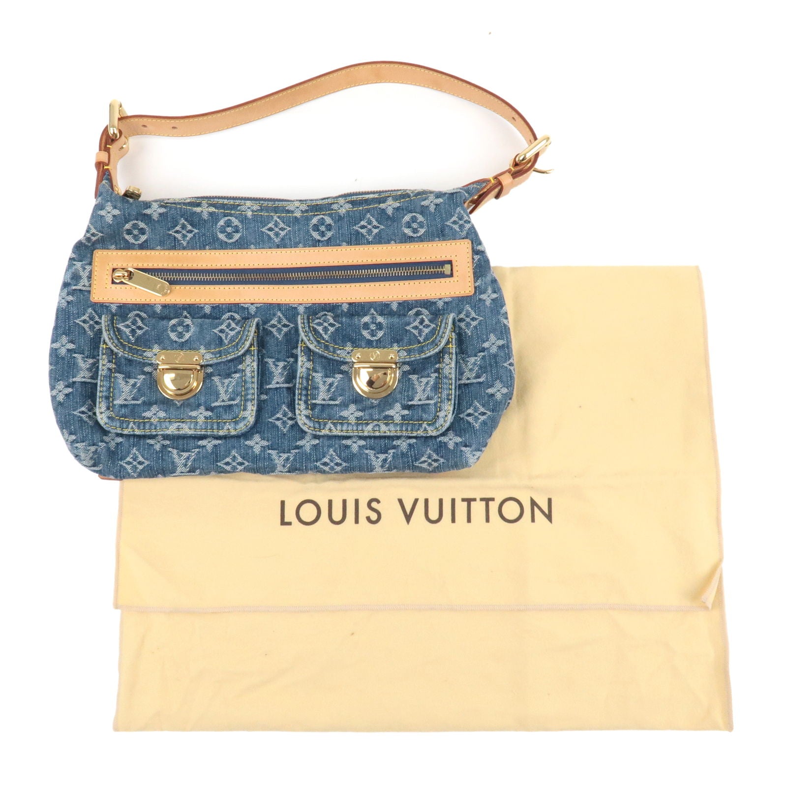 Louis Vuitton, Bags, Louis Vuitton Monogram Denim Baggy Pm