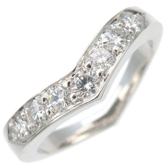 Tiffany&Co.-V-Band-Ring-7P-Diamond-950-Platinum-US3.5-4-EU46.5