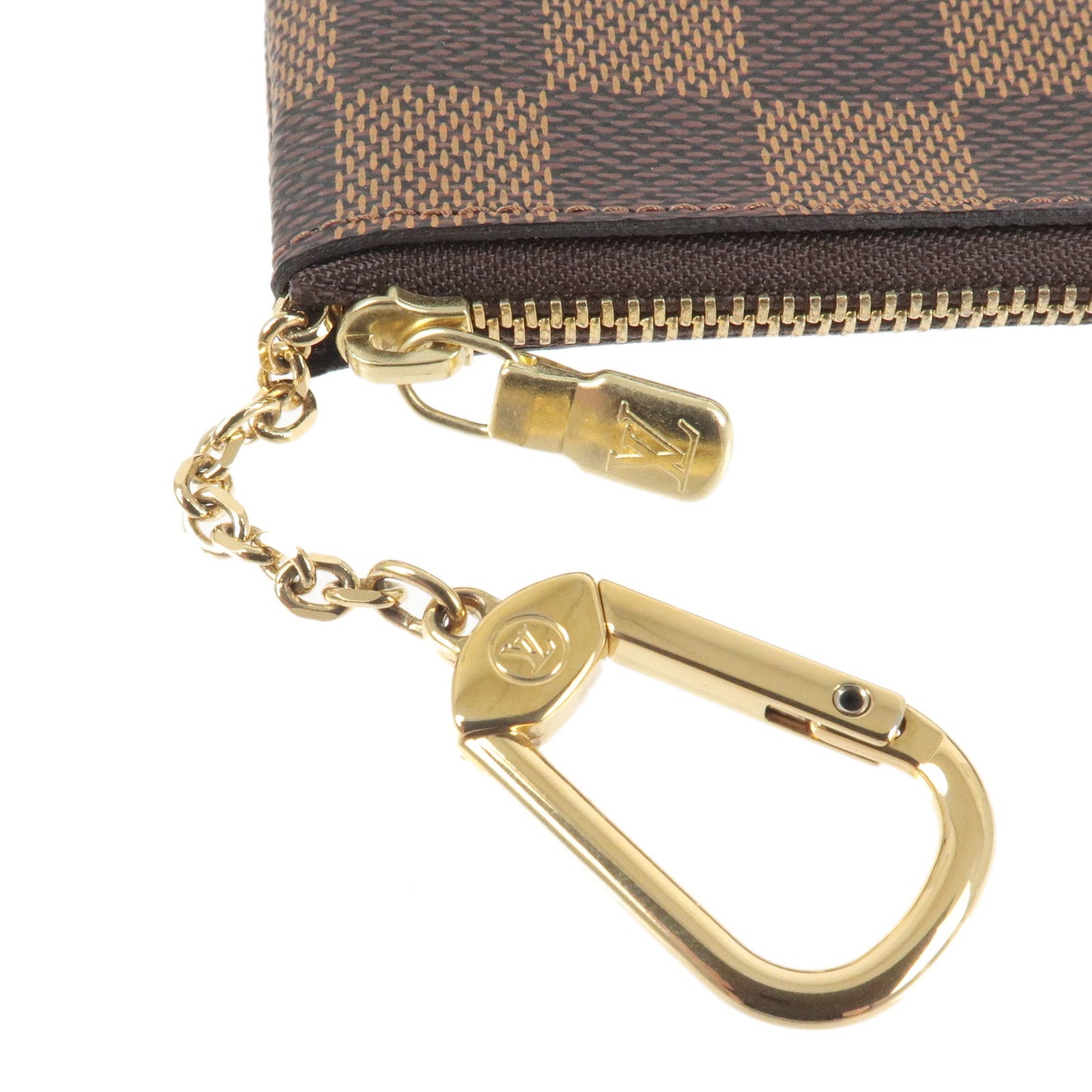 Louis Vuitton Damier Ebene Pochette Cles Coin Case N62658