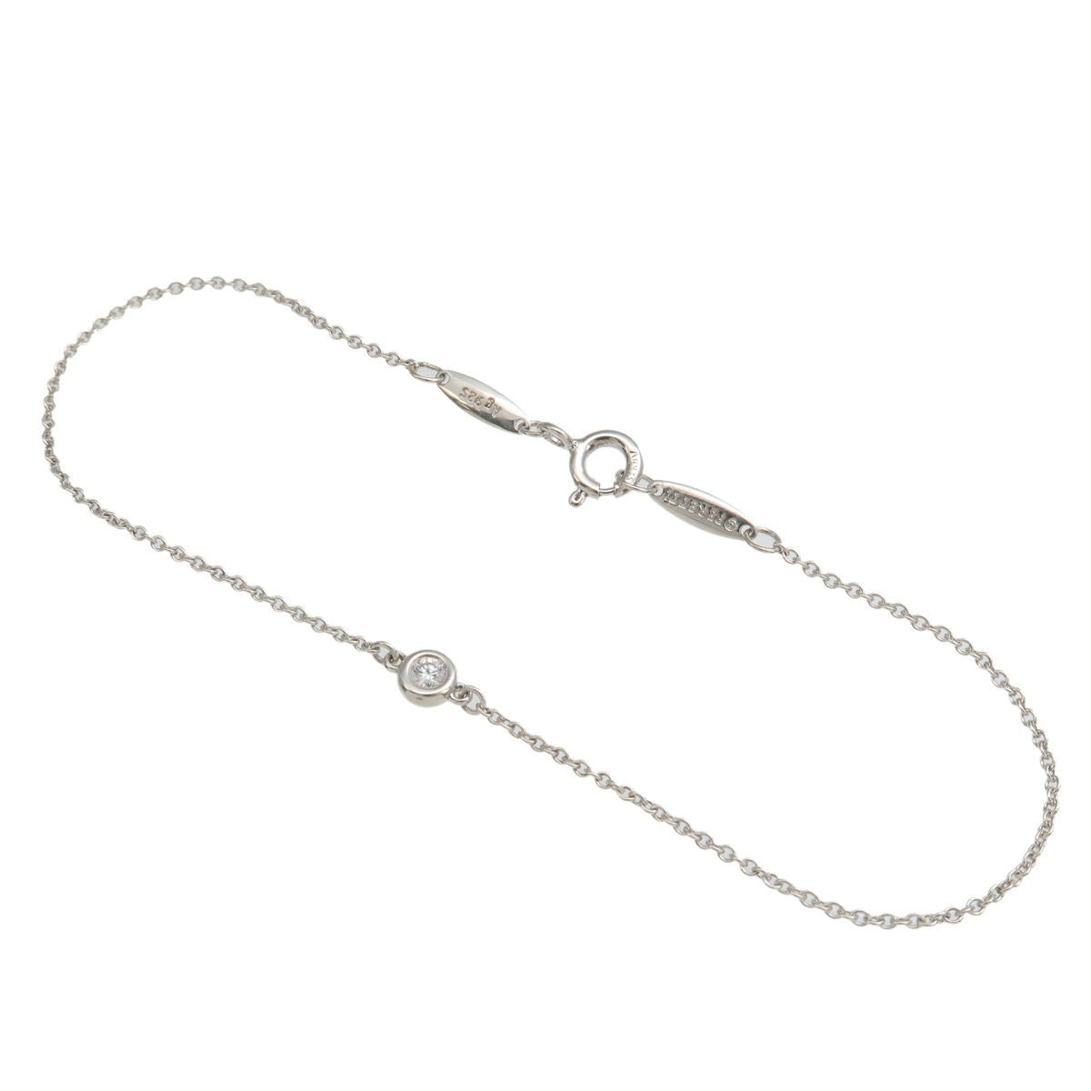 Tiffany&Co.-By-The-Yard-1P-Diamond-Bracelet-0.05ct-SV925